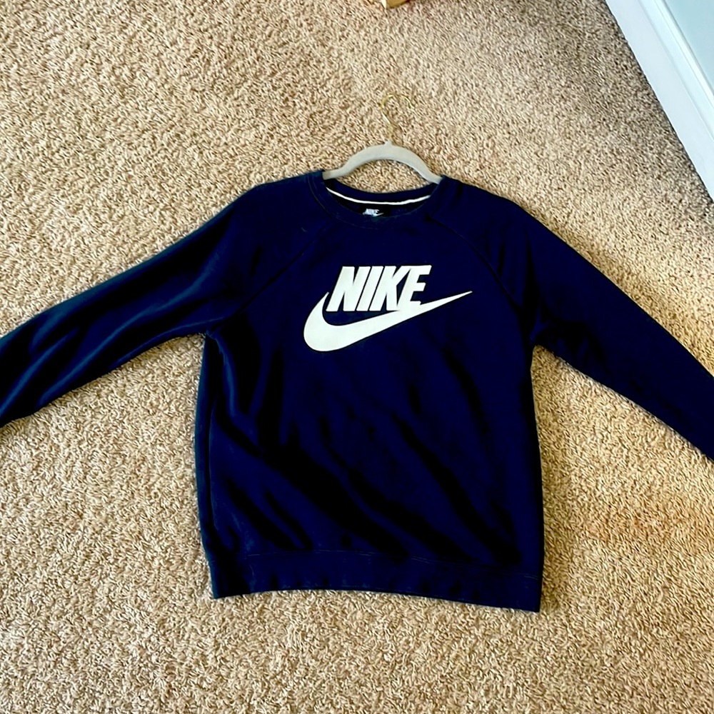 nike crewneck navy